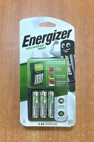 Energizer Maxi Recharge 4 Way Charger With 4pcs of Aa Batery