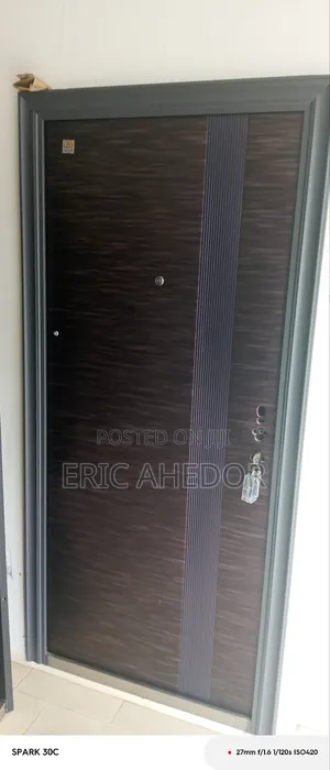 Smooth Paladin Security  Door + Handle