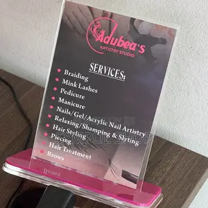 Price Service Display Table Topper