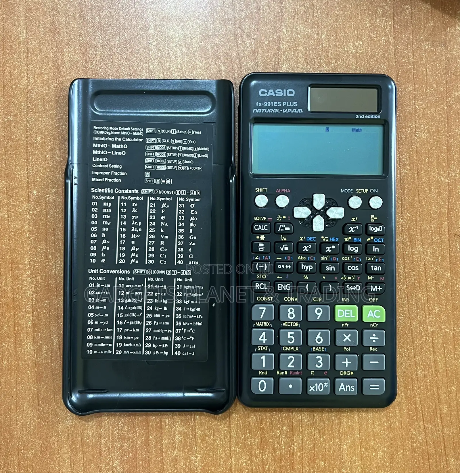 Casio Fx-991es Plus 2 Scientific Calculator With 417 Fn