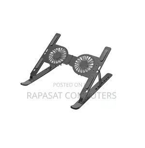 P11-F Laptop Metal Collapsible With Cooling Fan Stand