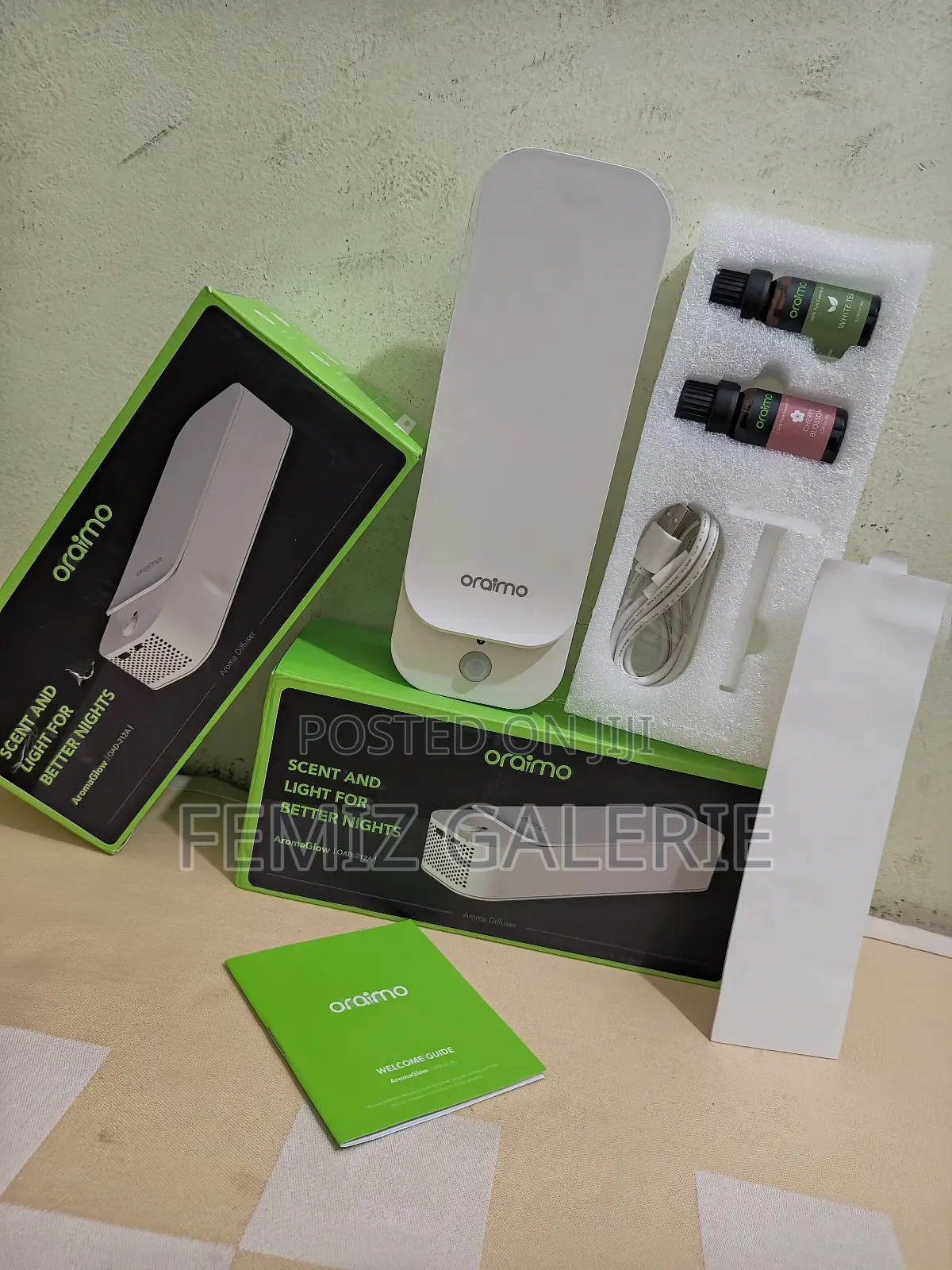 Oraimo Aromaglow Waterless Wall-Mount Aromatherapy Diffuser