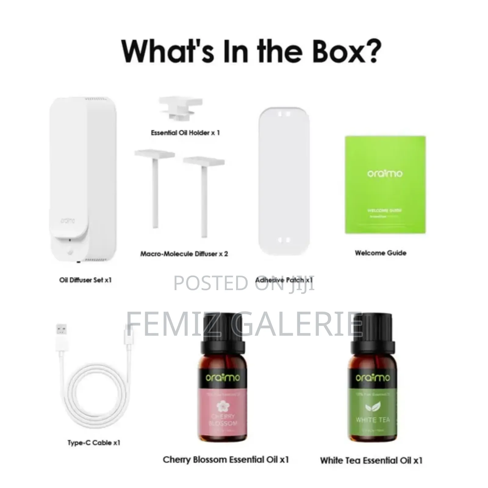Oraimo Aromaglow Waterless Wall-Mount Aromatherapy Diffuser