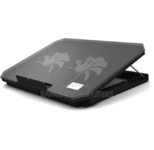 Laptop Stand Plastic (2 Big Fans, Adjustable)