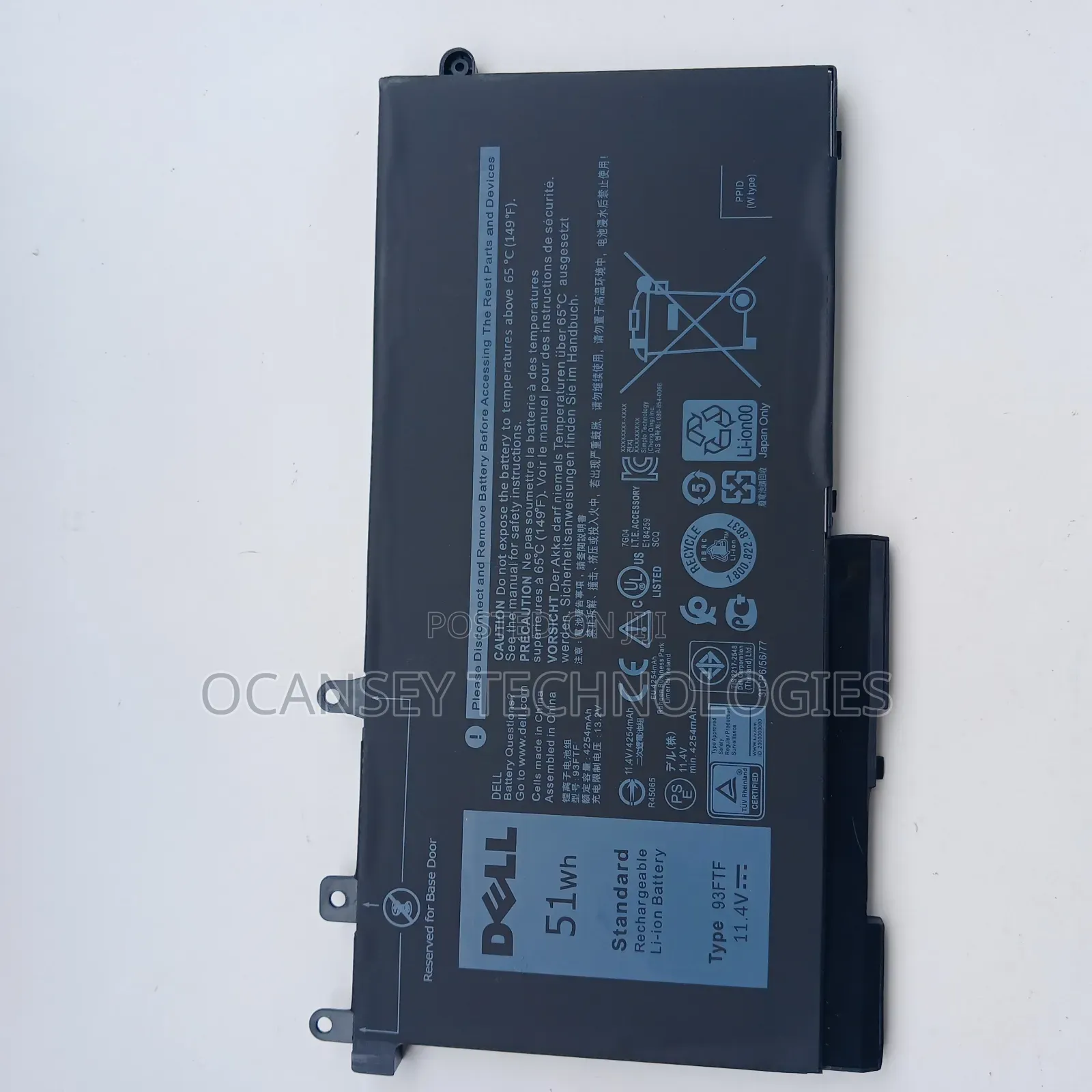 Original Dell 93ftf Laptop Battery for Dell