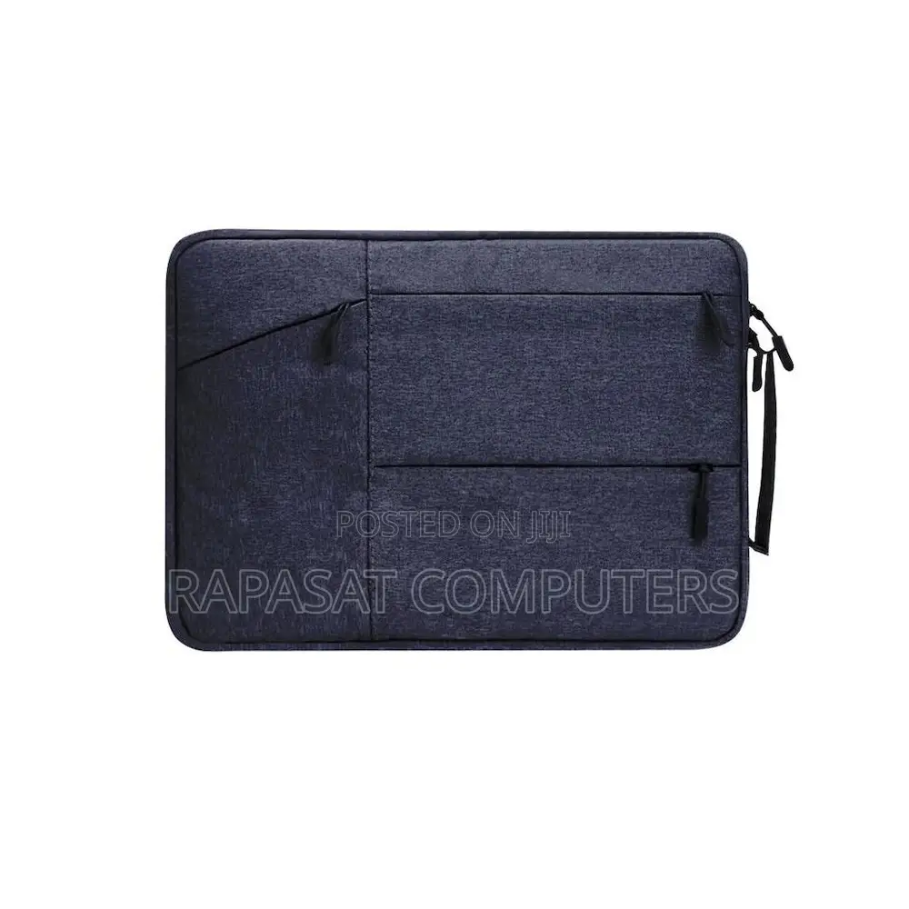 13.3" Black 3-Sides Zip Laptop Sleeve