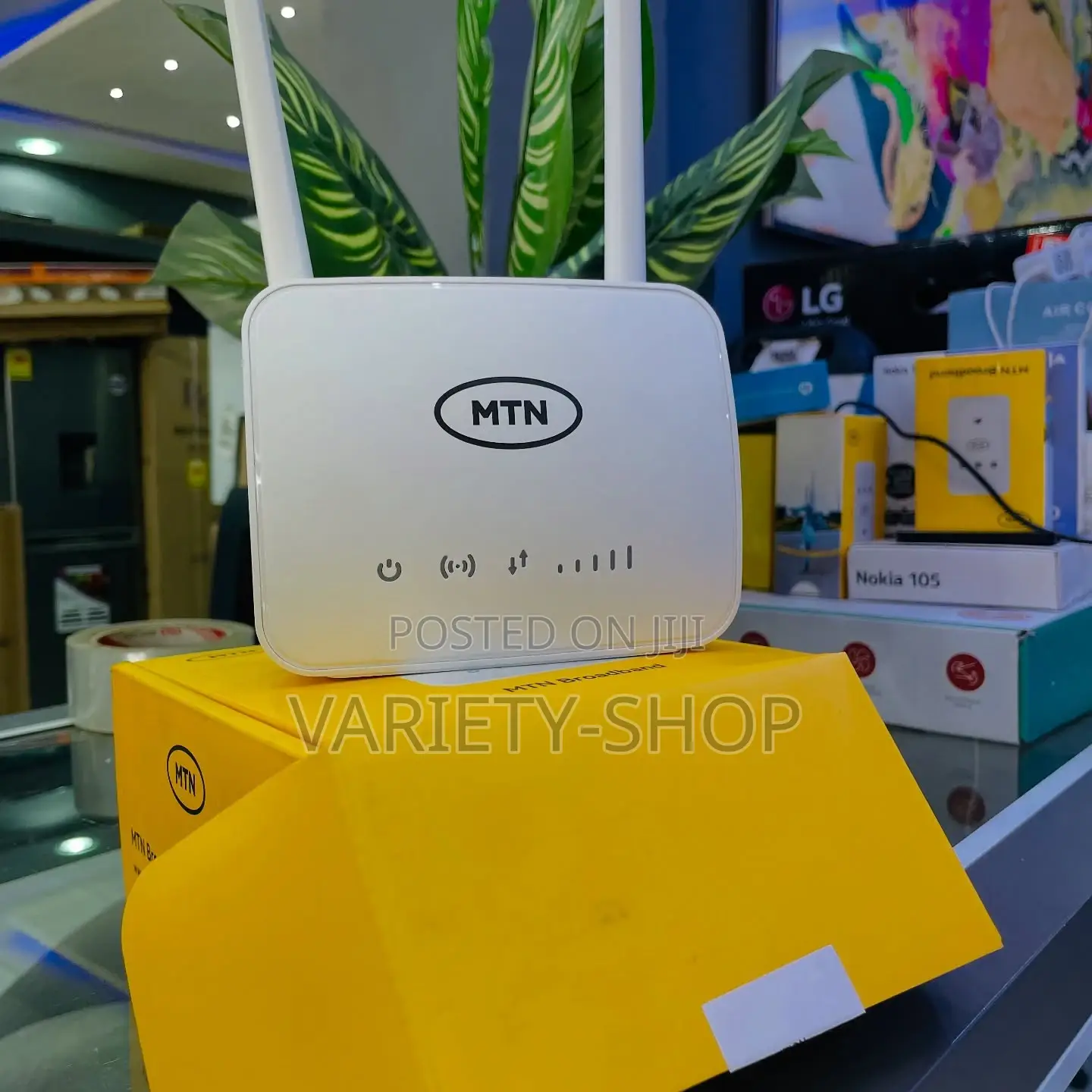 MTN Router Device With Free Power Bank +High Speed Internet