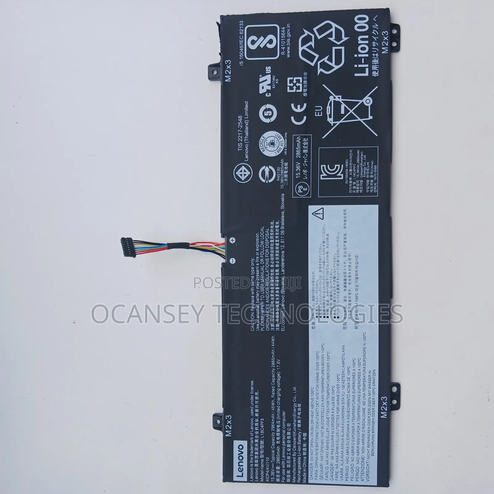 Original Lenovo L18c4pf3 Laptop Battery