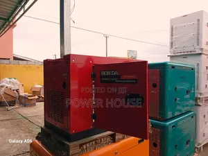 Red and Black Honda Diesel Generator