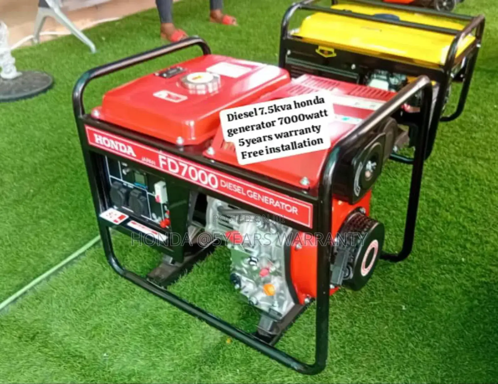Power Lift Systems Honda Generator 7.5kva Diesel 7000watt