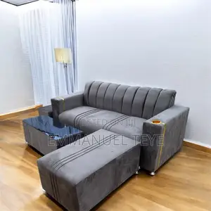 3 in One Sofa Set Made Off Ash Fabric