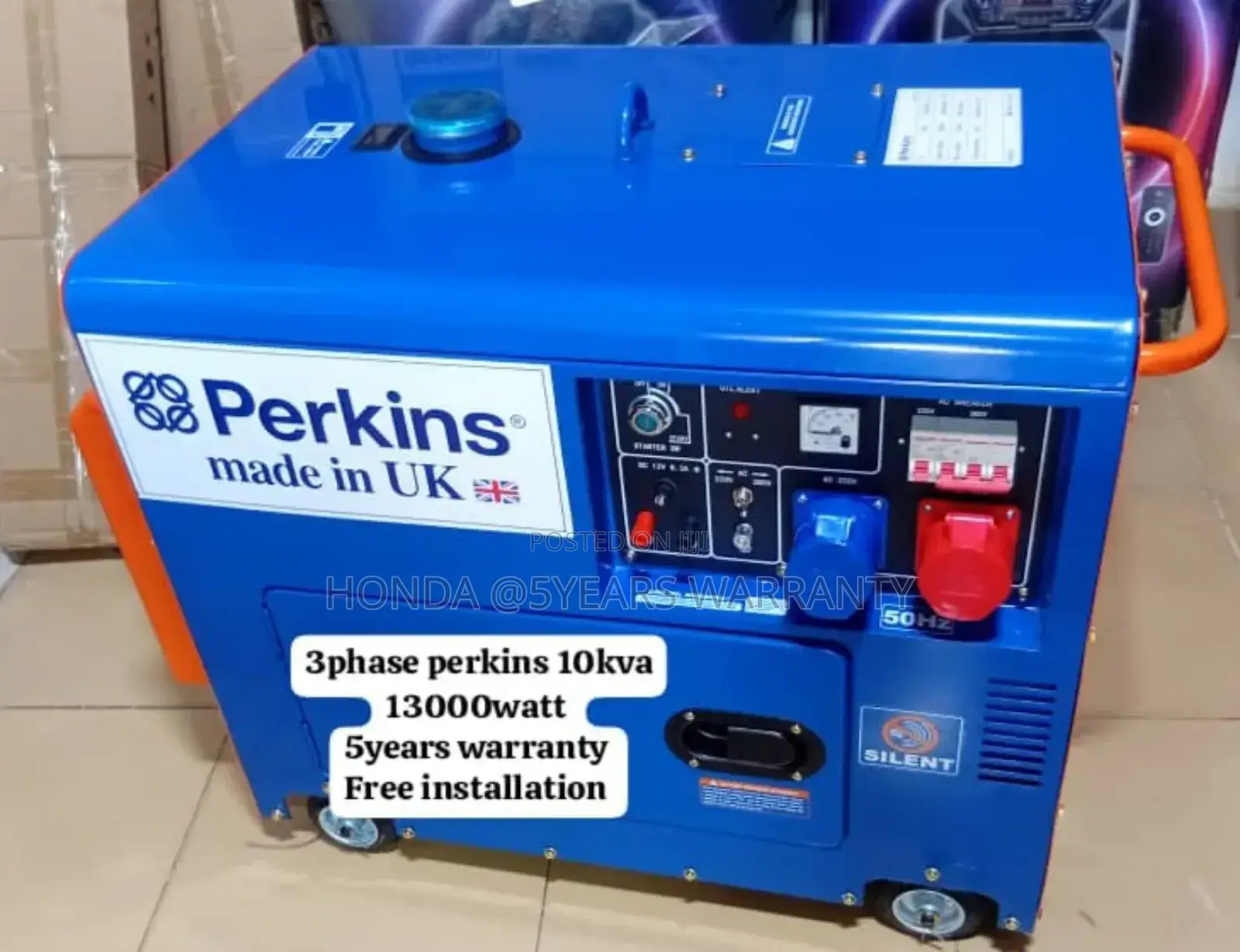 Power Boost Energy Perkins 10kva 13000watt Generator 10kva