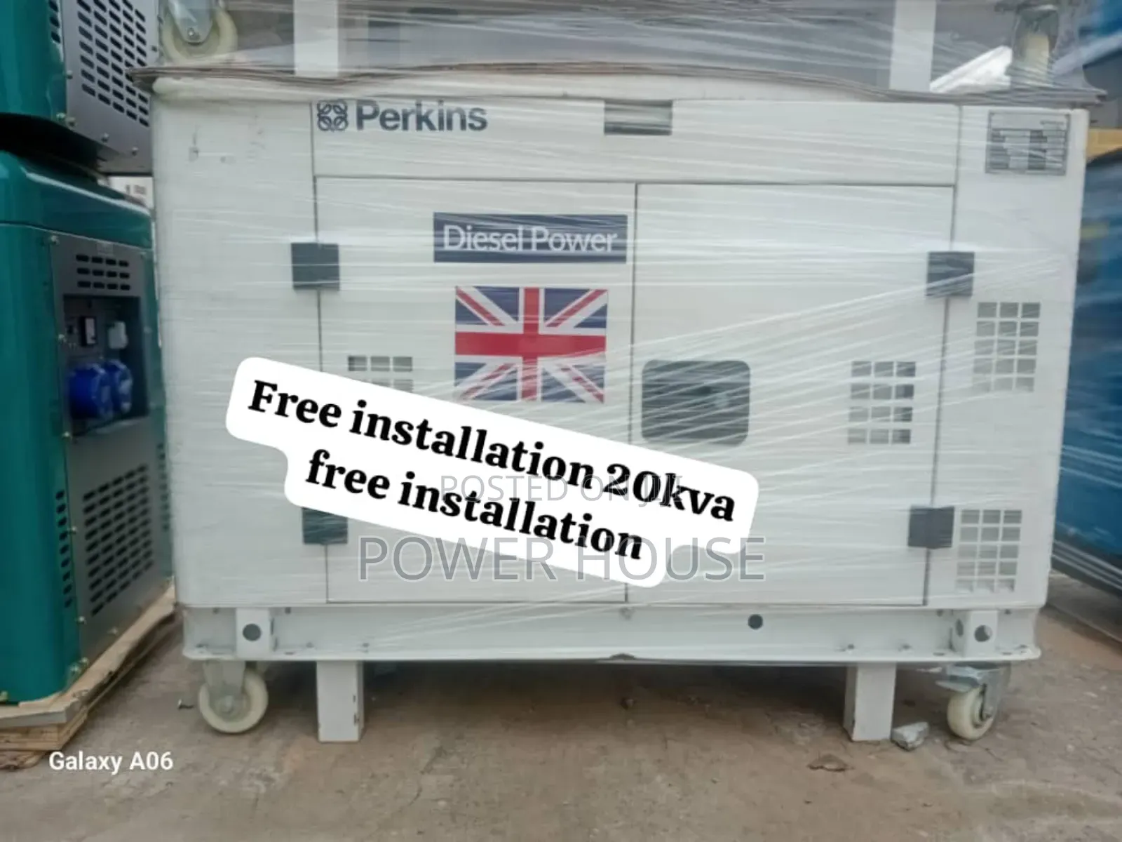 Original Perkins Generator 20kva Diesel Silent Generator