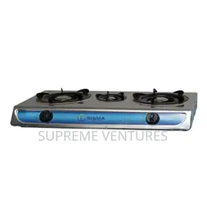Sigma 3 Burners Stove. Gas Cooker, Stove, Stainless Steel