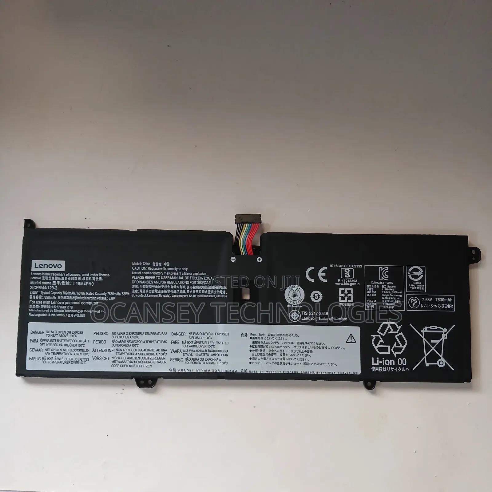 Original Lenovo L18m4ph0 Laptop Battery