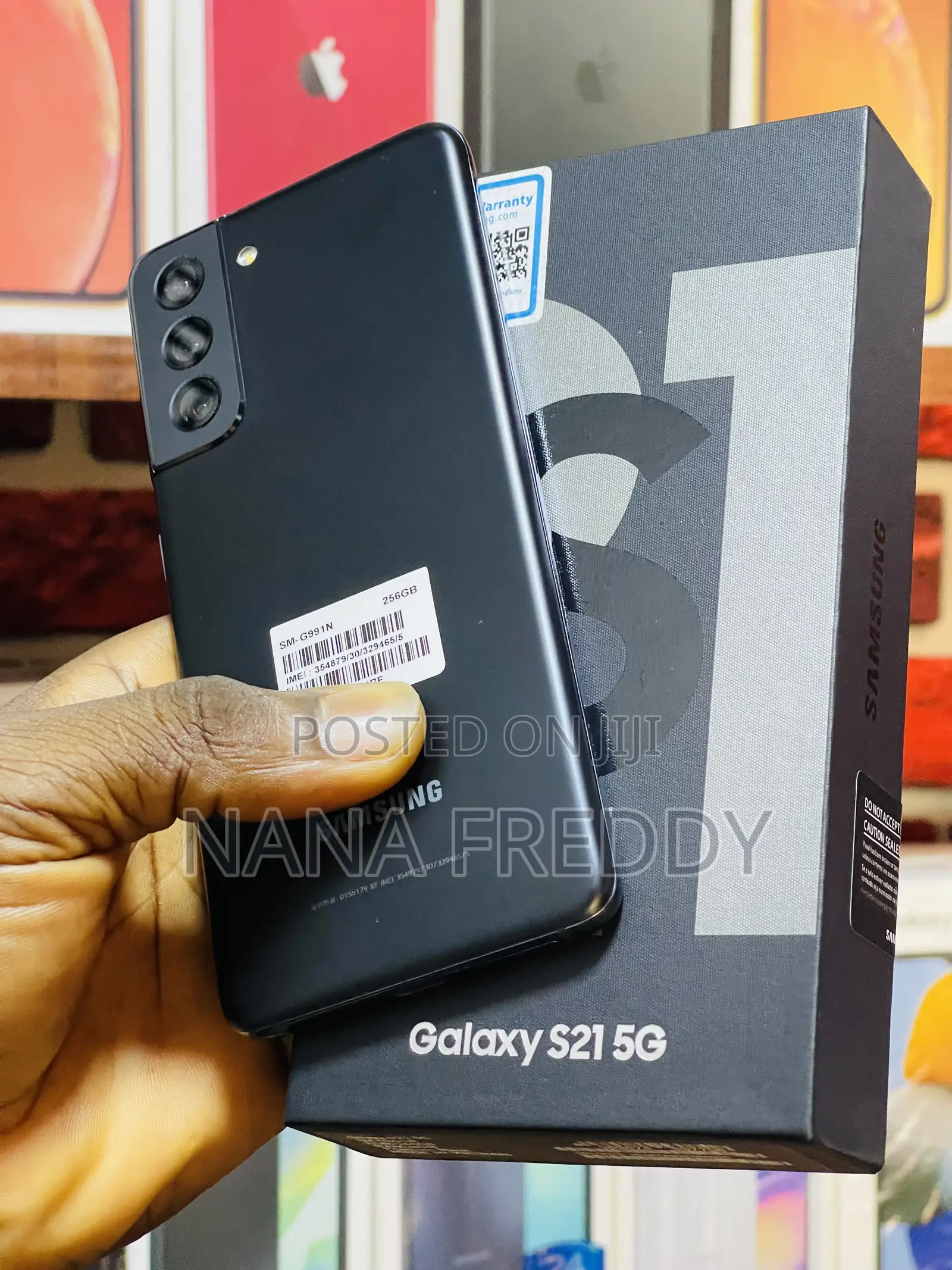 New Samsung Galaxy S21 5G 256 GB Black