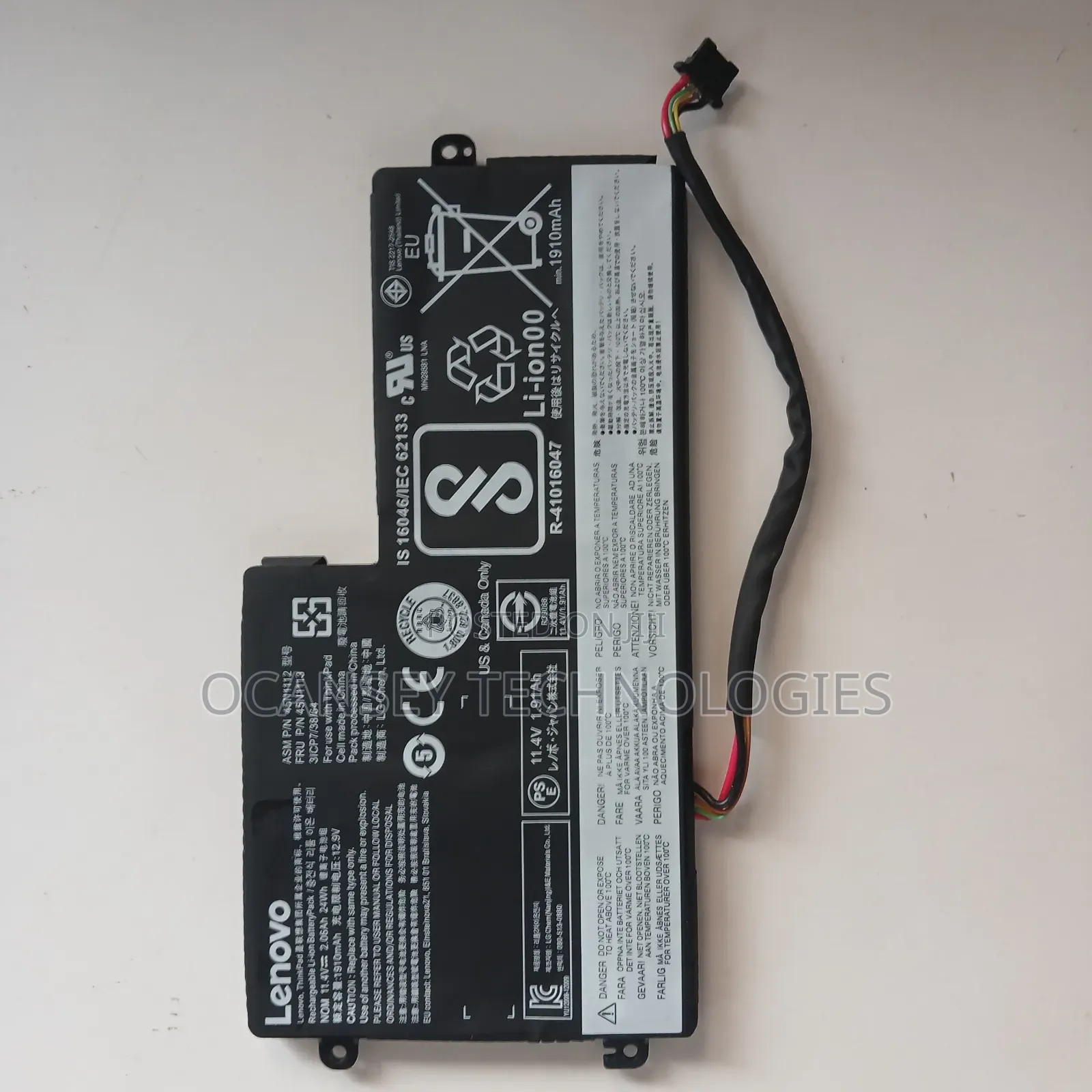 Original Lenovo 45n1112 Laptop Battery