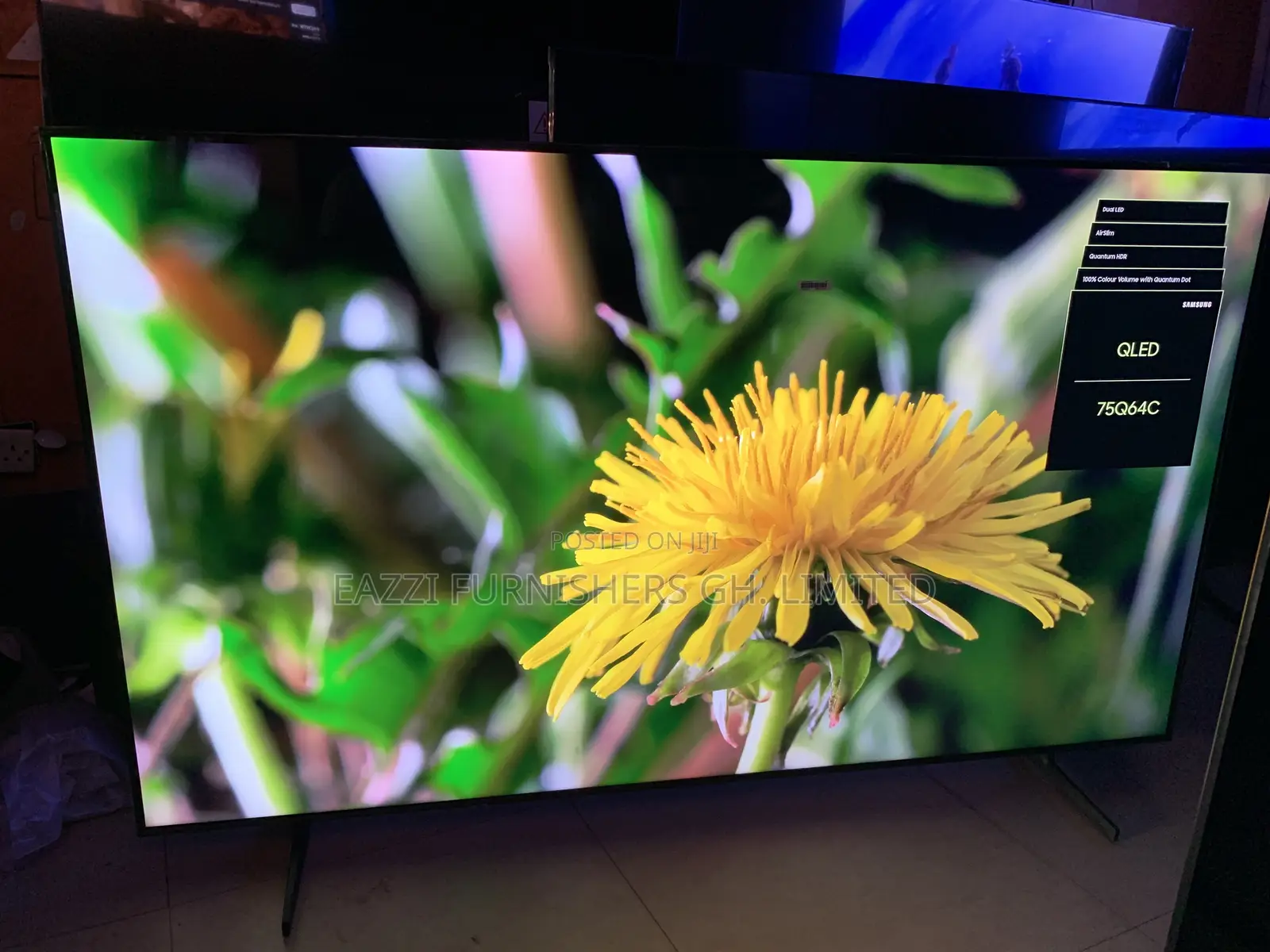 Samsung Qled 75 Inches Pure Colours Smart Uhd HDR Uk Tv