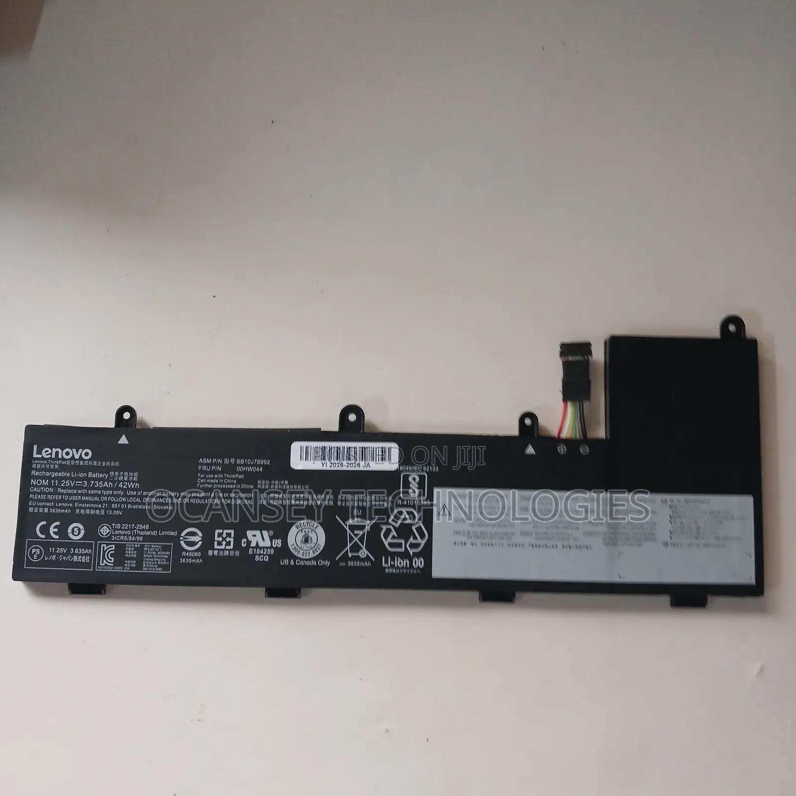 Original Lenovo 00hw044 Laptop Battery