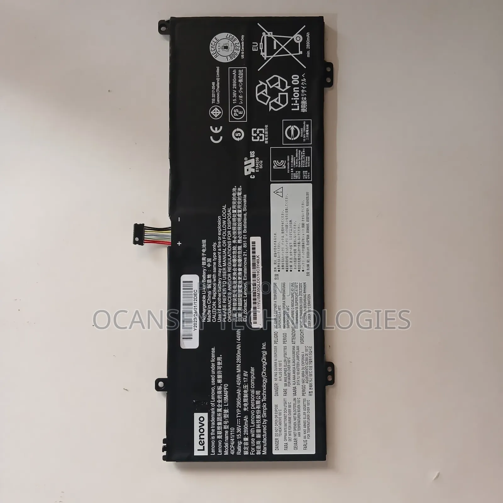 Original Lenovo L18m4pf0 Battery For Thinkbook 13s-iwl 14s-iwl 13s-iml