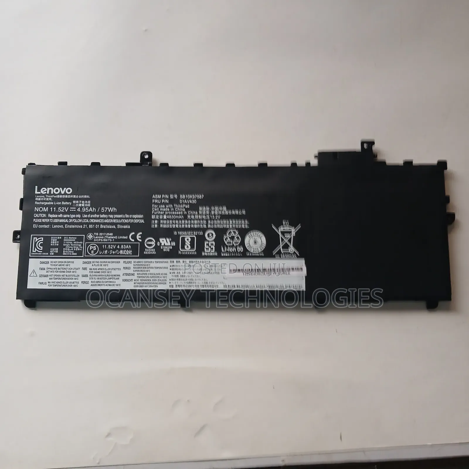 Original Lenovo 01av494 Laptop Battery