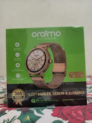 Oraimo Watch Muse 1.32” Amoled Ip68 Smart Watch