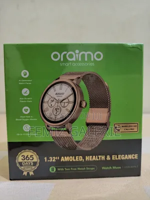 Oraimo Watch Muse 1.32” Amoled Ip68 Smart Watch