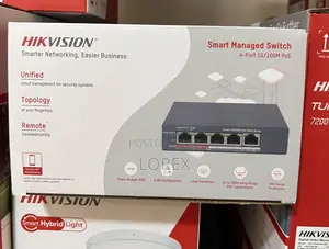 Hikvision 4 Port Poe Switch Unmanaged Ds-3e1105p-Ei/M