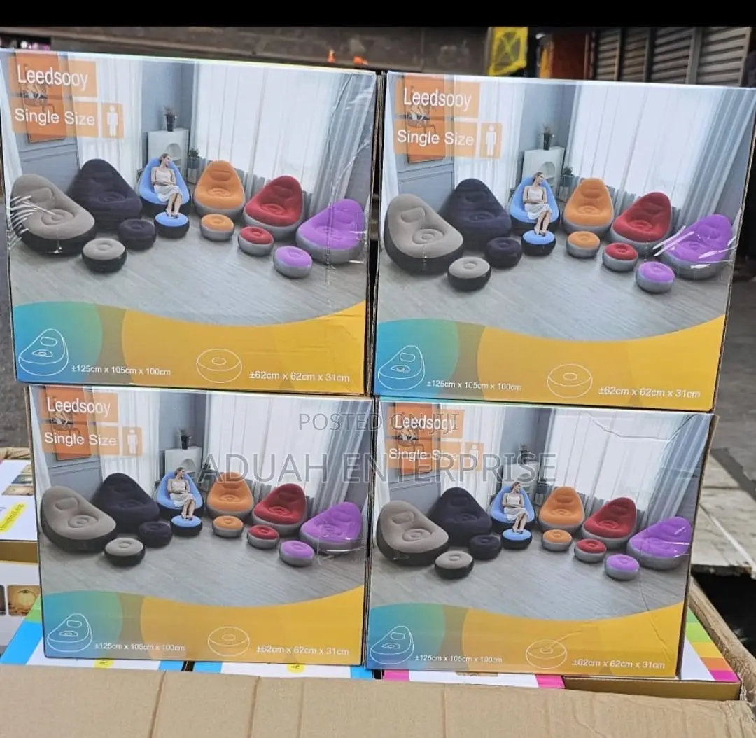 Inflatable Chair With Stool