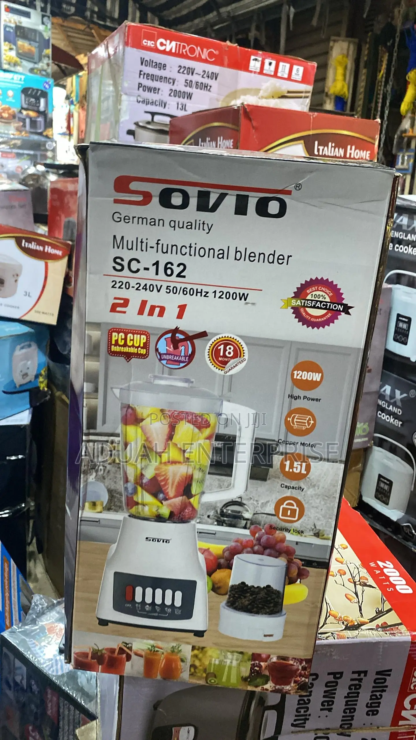 Sovio 2 in 1 Blender