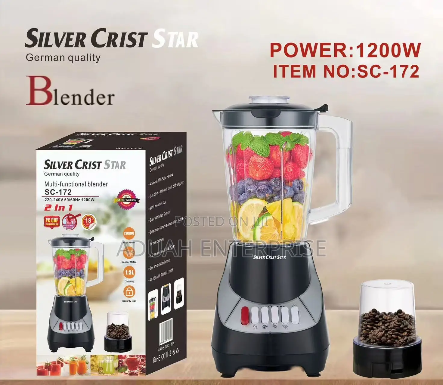 Silver Crest 2 in 1 Blender