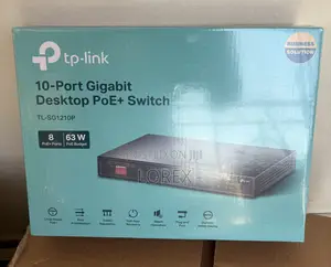Tp-Link 8-Port Poe Gigabit Desktop Switch Tl-Sg1210p