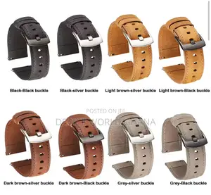 Uthi Leather Strap for Samsung Watches Fossil Oriamo Huawei