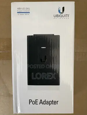 Ubiquiti Poe Adapter 48v Poe-48-24w-G+Gigabit Lan Port