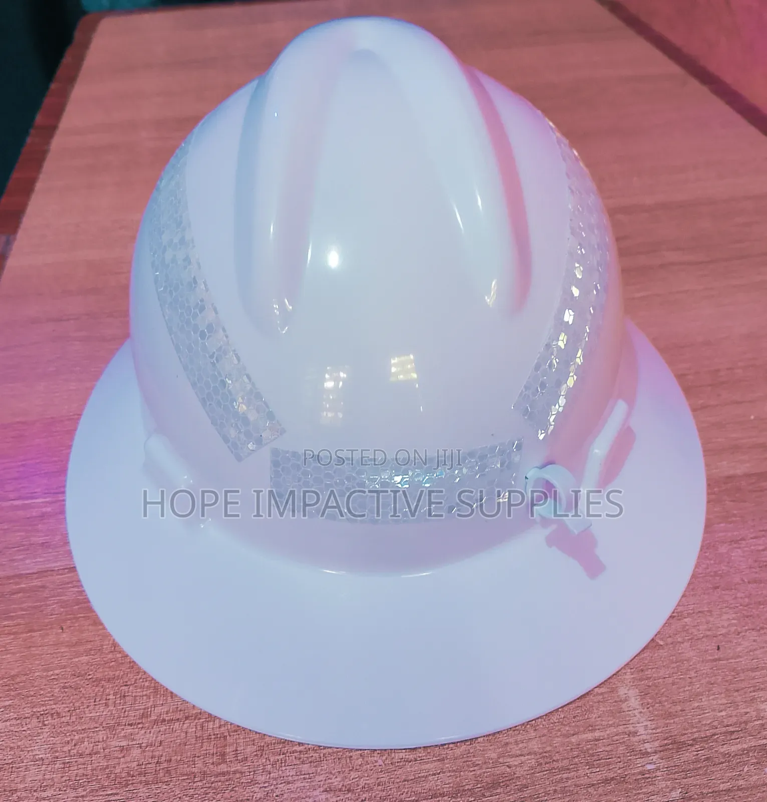 Underground Mining Helmet With Reflectors.