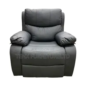 Recliner With Swivel (Black)Chair