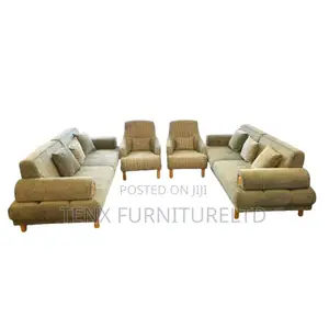 Sofa Set (3+3+1+1) Chair Walnut Salda.