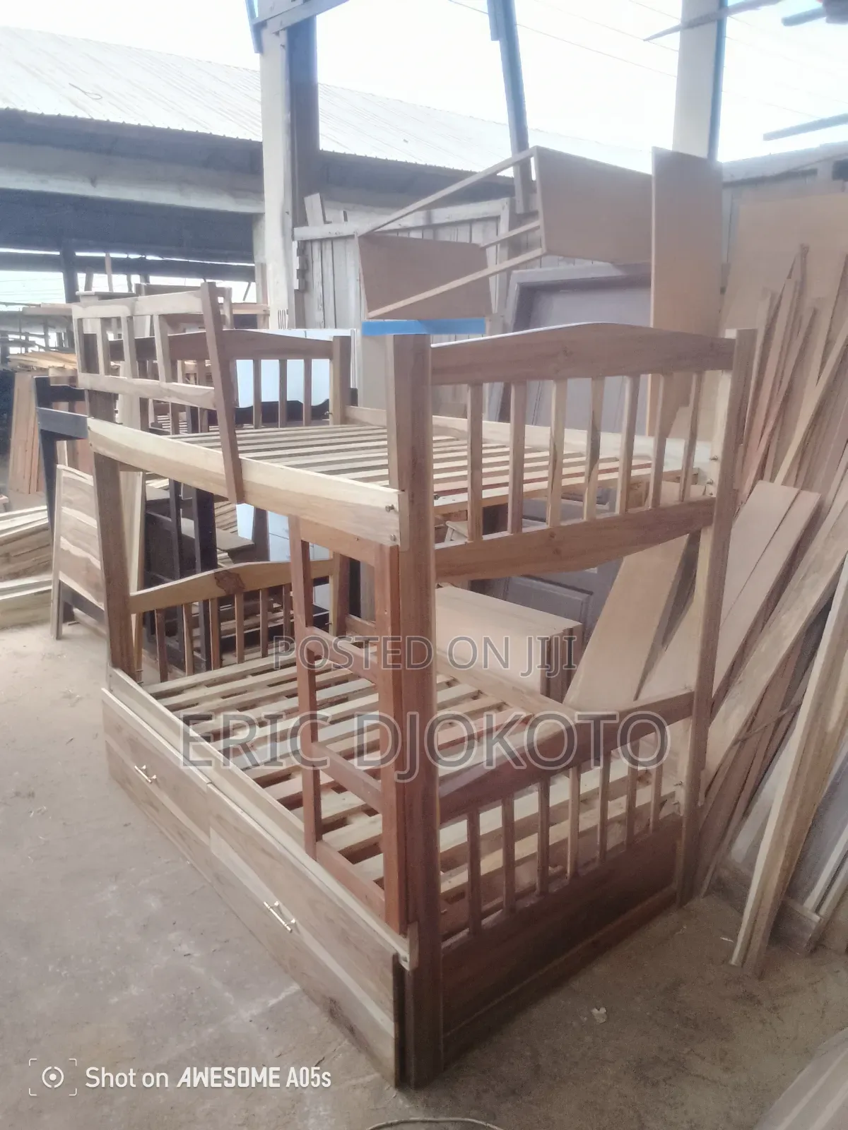 1 1/2 Bunk Bed With Two Storage