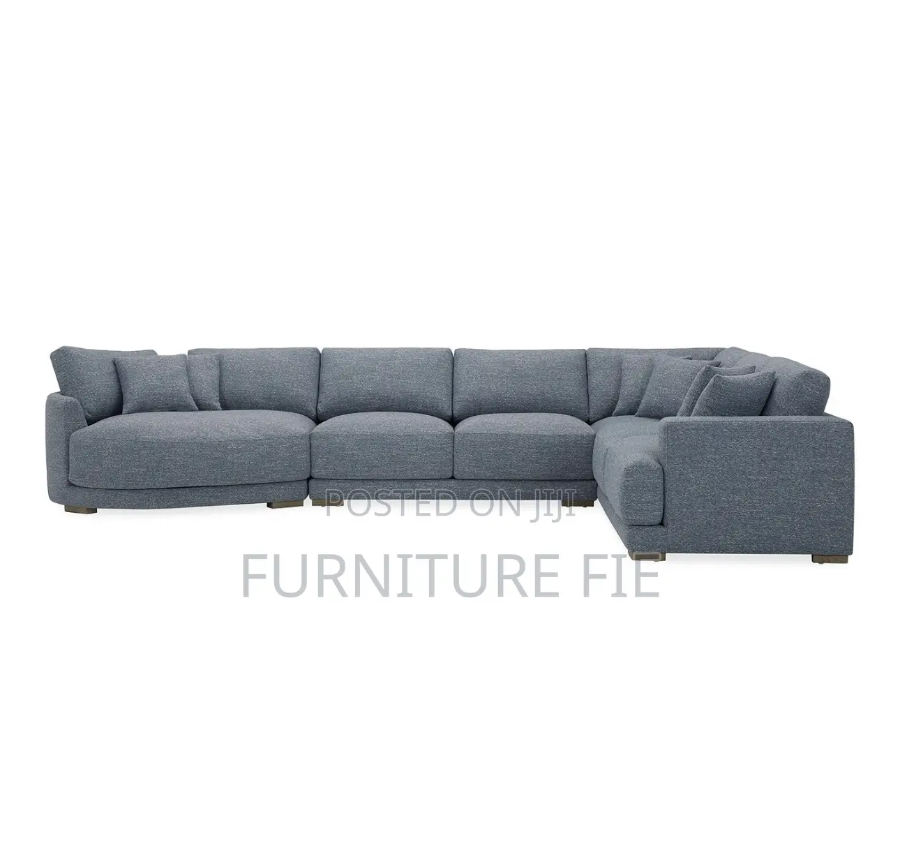 Vasher 166” 6 Seater Fabric Sectional Sofa With Cuddler.Usa.