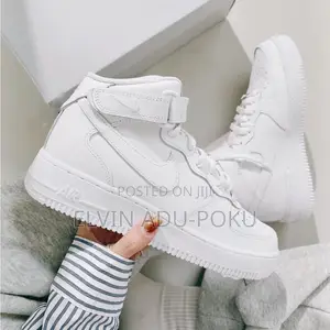 Nike Air Force 1 High "Triple White" Sneakers