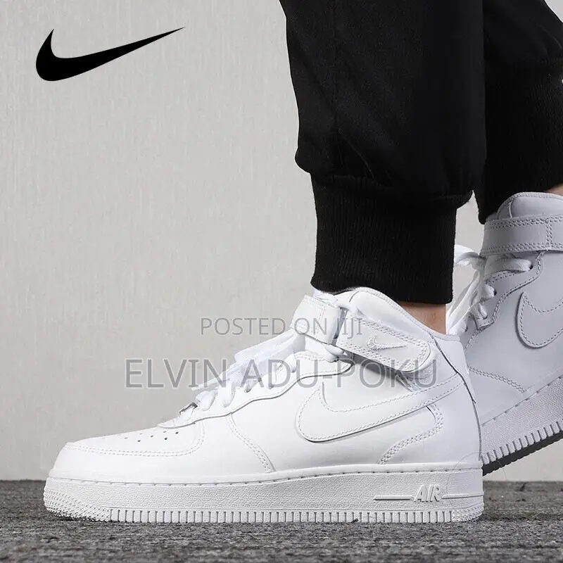 Nike Air Force 1 High "Triple White" Sneakers