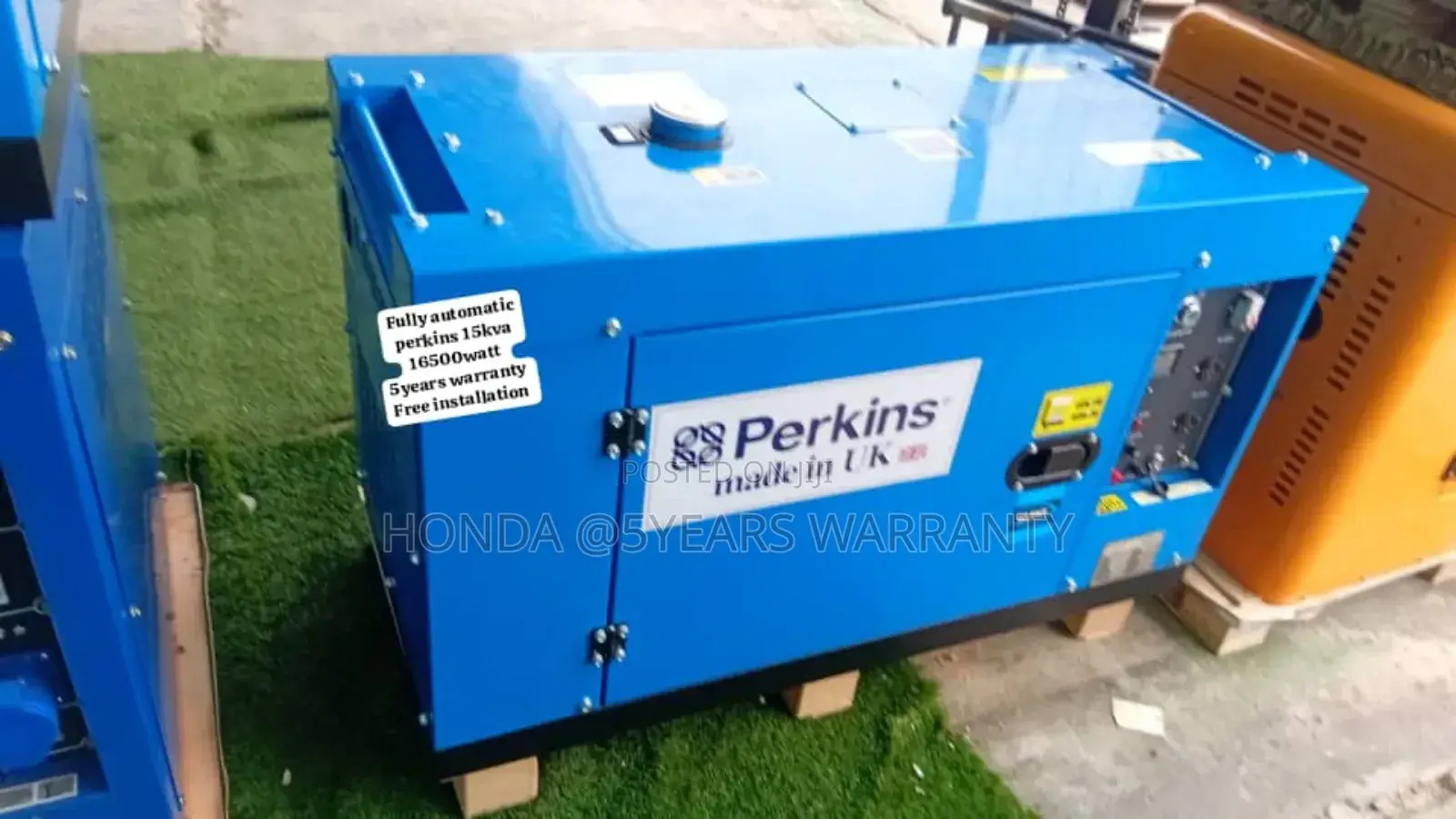 Easy Energy Solutions Perkins 15kva 16500watt Generator Ats