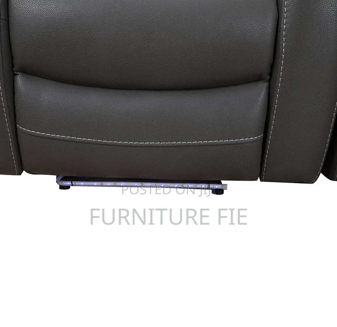 Jabarr 7-Pc. Beyond Leather Theater Seating With 3 Consoles