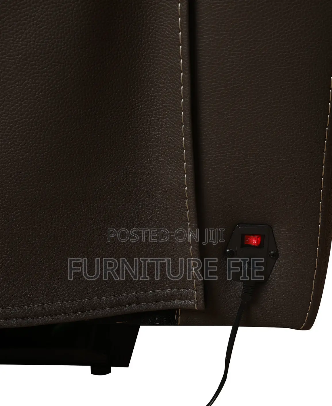 Jabarr 7-Pc. Beyond Leather Theater Seating With 3 Consoles