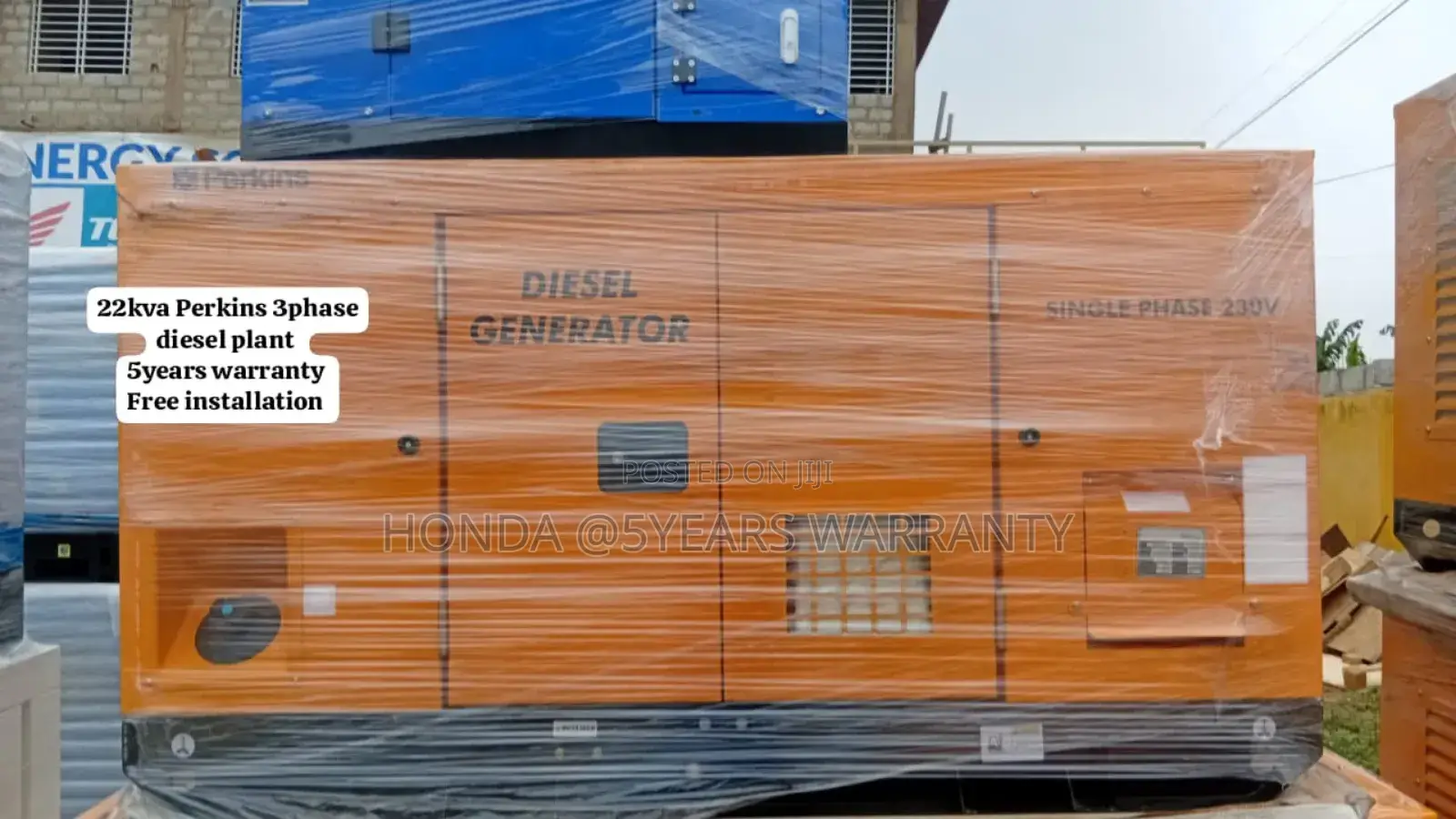 Clean Slate Energy Perkins 22kva 3phase Generator 22kva Ats