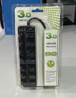 7-Port Usb 3.0 Hub ,7port 3.0 Usb Hub With Super Speed 5gbps