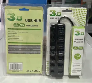 7-Port Usb 3.0 Hub ,7port 3.0 Usb Hub With Super Speed 5gbps
