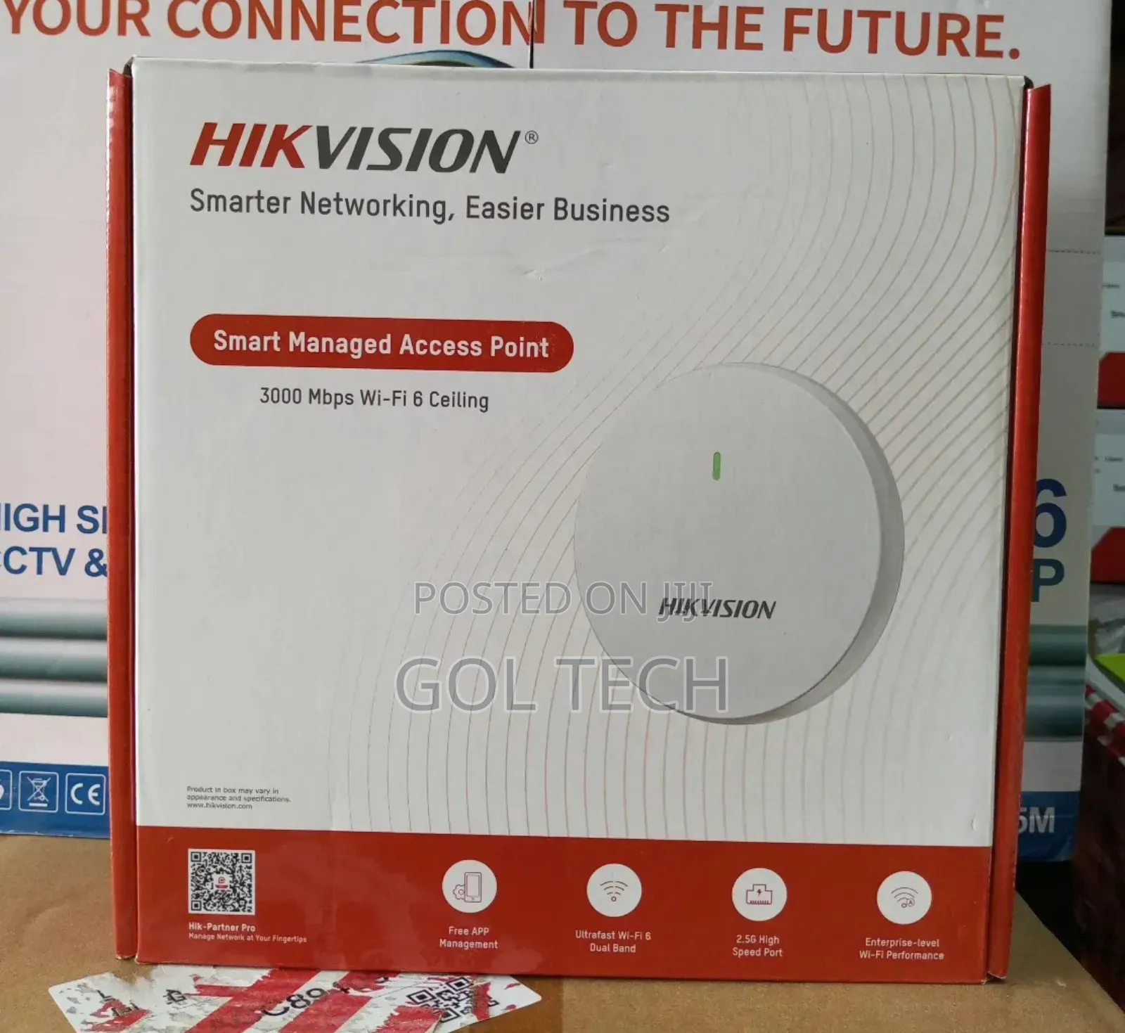 Access Point Smart Managed Ap 3000 MBPS Wifi 6 Hikvision
