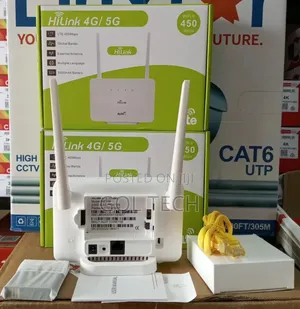 4g Universal Hilink 4g/5g Wifi 6 Hight Speed Router 450 MBPS