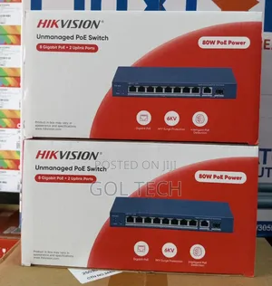 8port Gigabit Poe Switch Unmanaged With 2uplink Hikvision